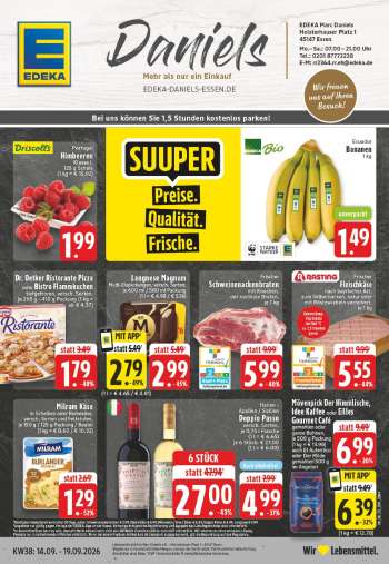 Prospekte Edeka - 14.09.2026 - 19.09.2026.