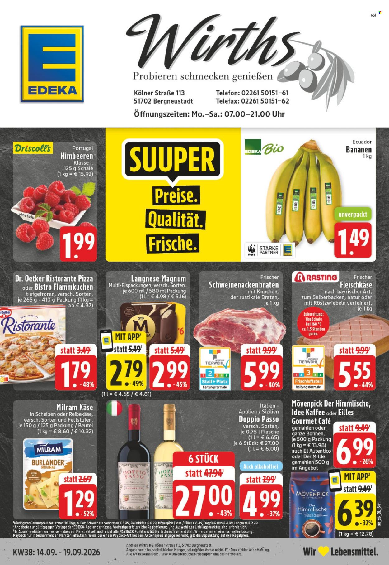 Edeka Prospekte  - 14.09.2026 - 19.09.2026. Seite 1