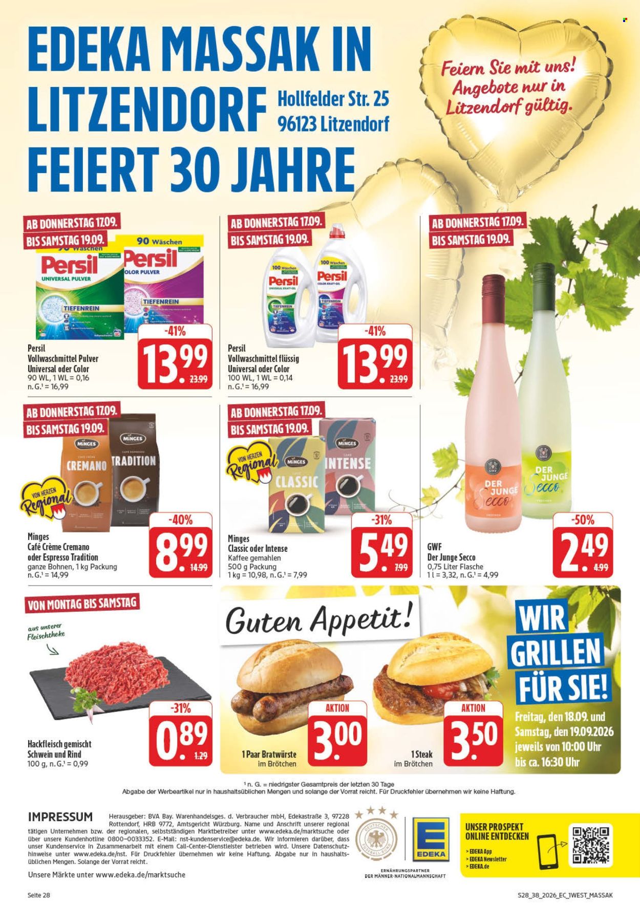 Edeka Prospekte  - 14.09.2026 - 19.09.2026. Seite 2