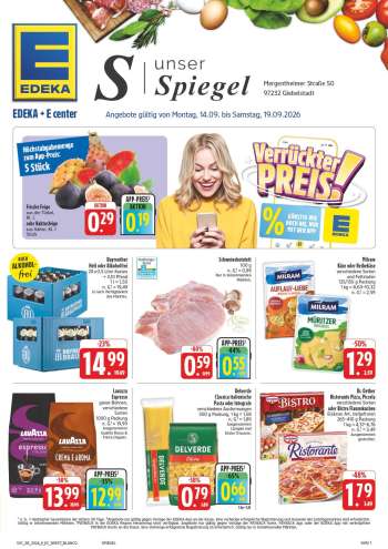 Prospekte Edeka - 14.09.2026 - 19.09.2026.