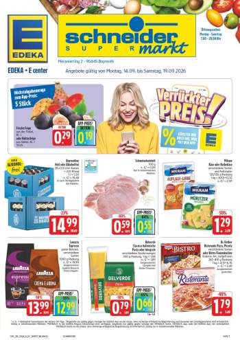 Prospekte Edeka - 14.09.2026 - 19.09.2026.