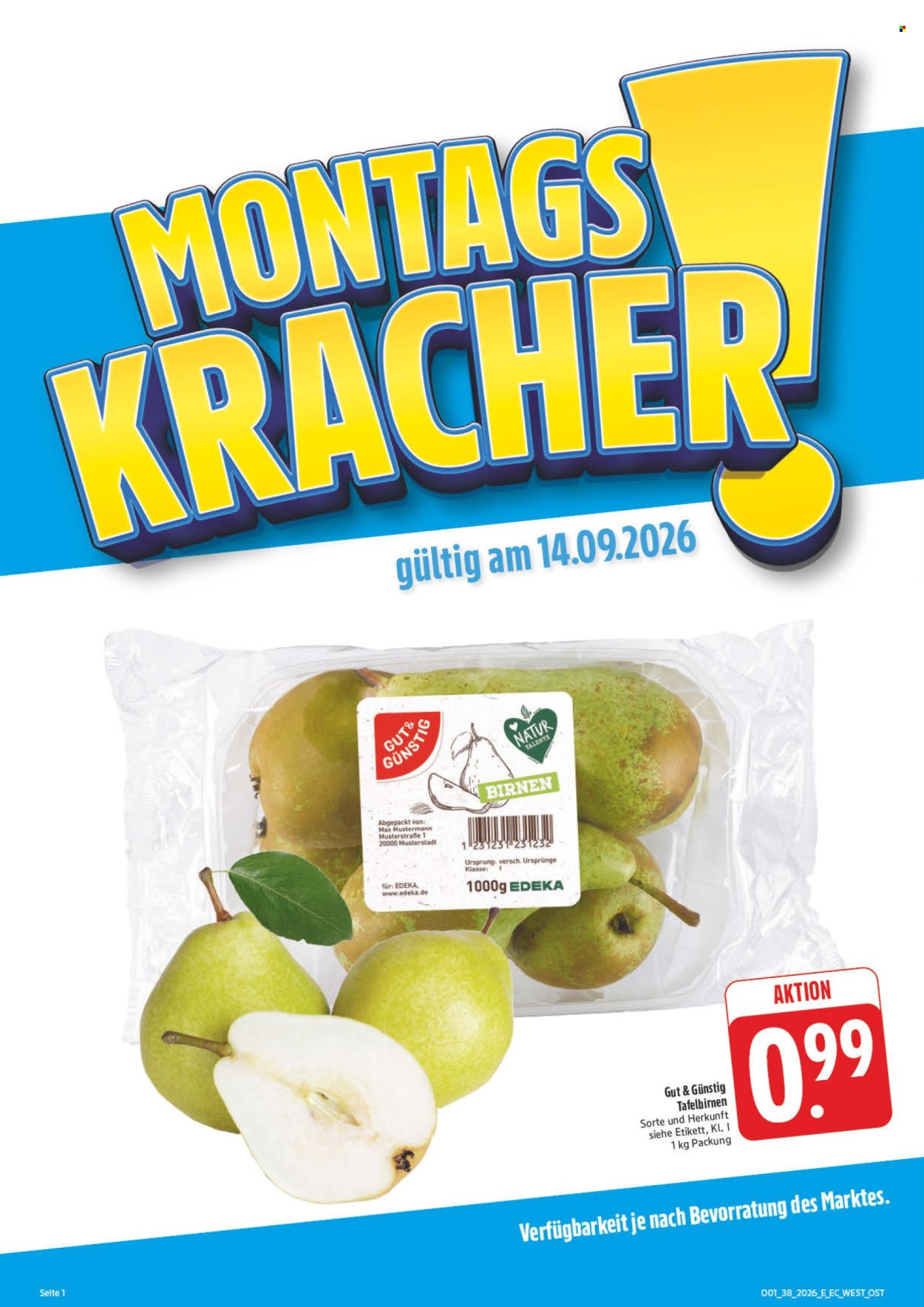 Edeka Prospekte  - 14.09.2026 - 19.09.2026. Seite 6