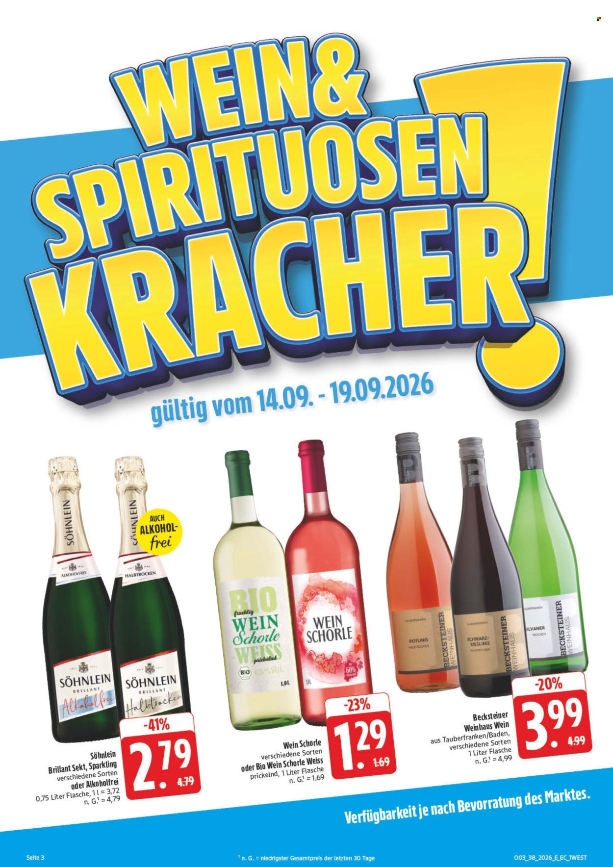 Edeka Prospekte  - 14.09.2026 - 19.09.2026. Seite 6