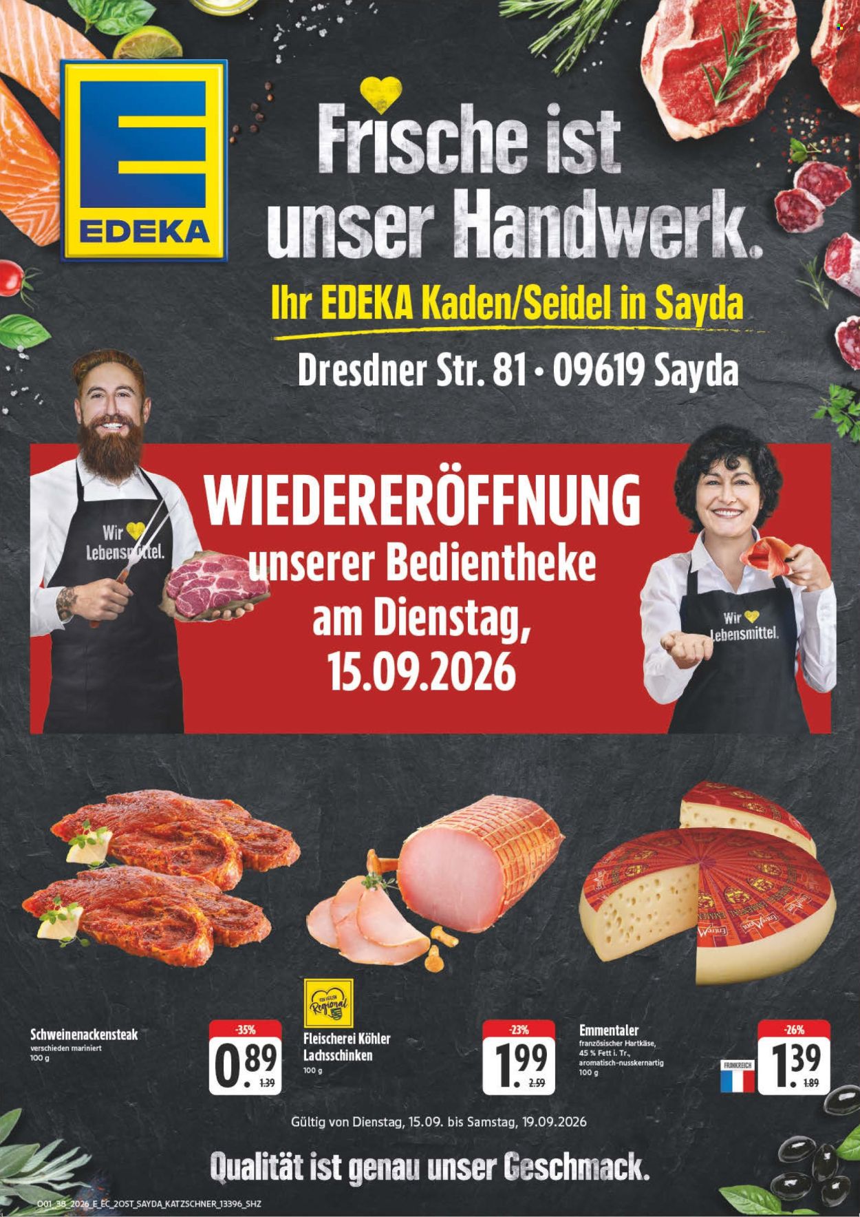 Edeka Prospekte  - 14.09.2026 - 19.09.2026. Seite 2