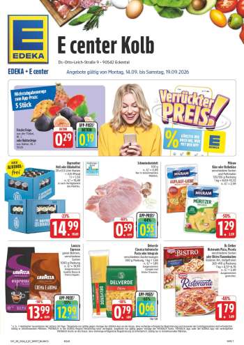 Prospekte E center - 14.09.2026 - 19.09.2026.