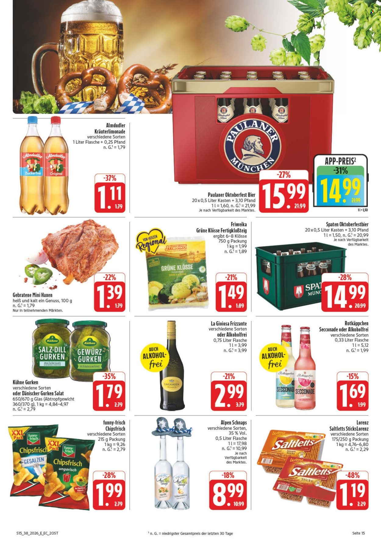 Edeka Prospekte  - 14.09.2026 - 19.09.2026. Seite 23