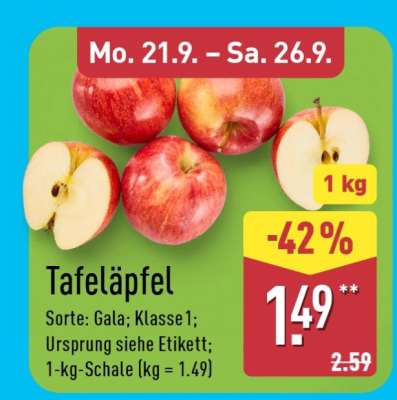 Tafeläpfel