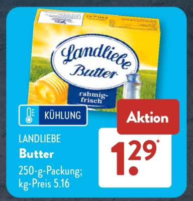 Landliebe Butter