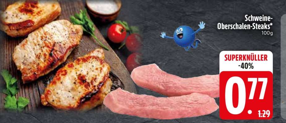 Schweine-Oberschalen- Steaks*