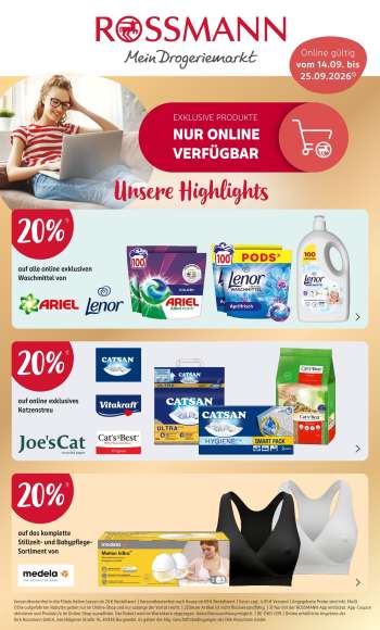 Prospekte Rossmann - 14.09.2026 - 25.09.2026.