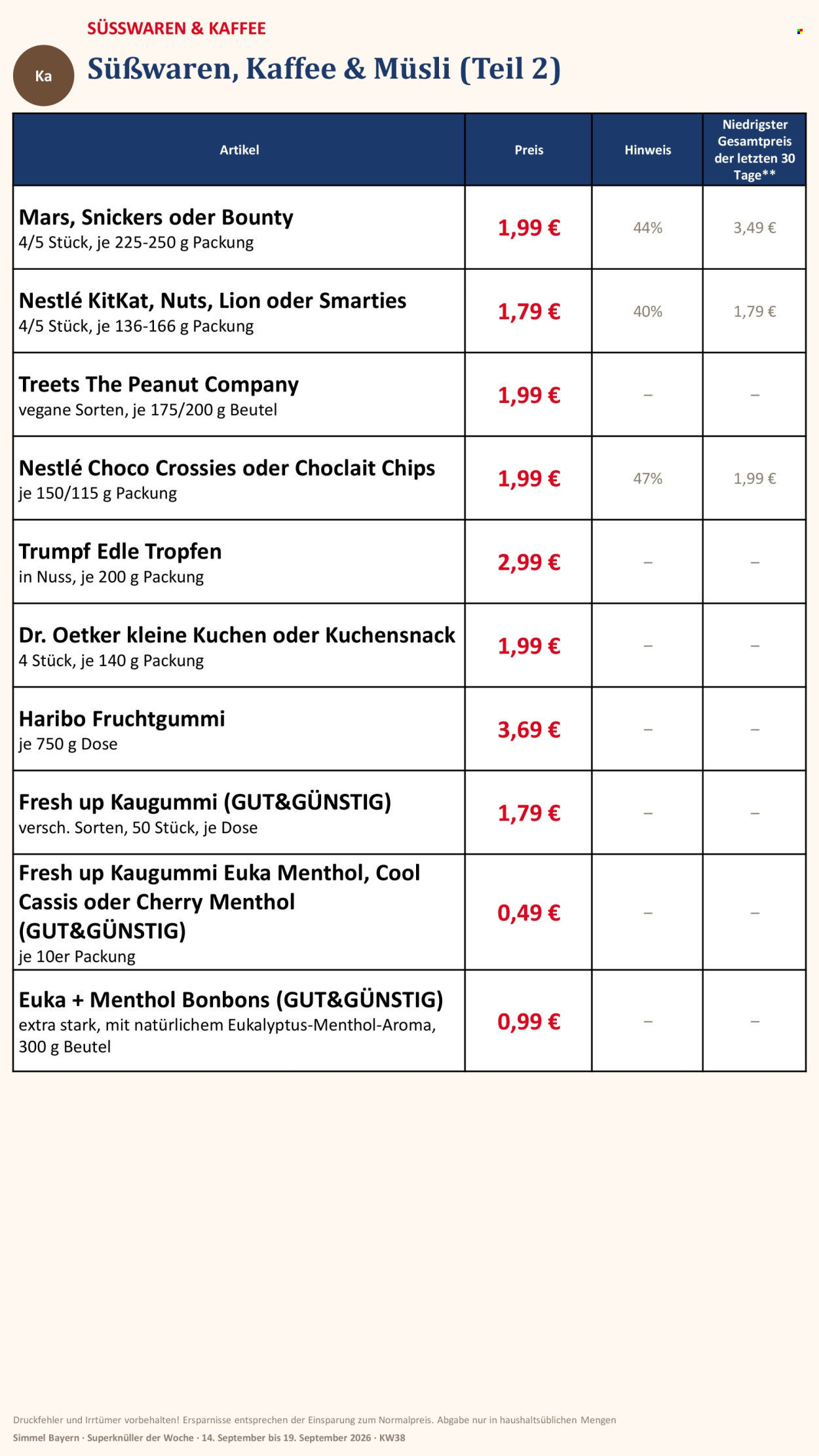 Edeka Prospekte  - 14.09.2026 - 19.09.2026. Seite 10