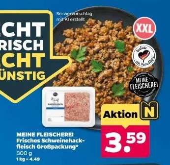 MEINE FLEISCHEREI Frisches Schweinehackfleisch Großpackung