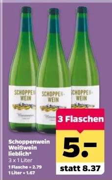 Schoppenwein Weißwein lieblich