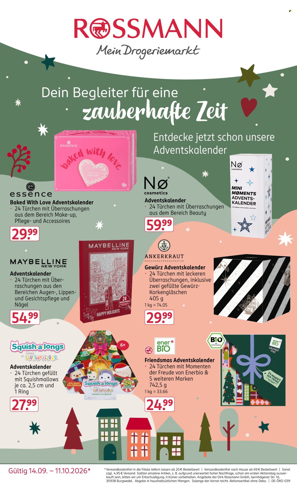 Rossmann Prospekte  - 14.09.2026 - 11.10.2026. Seite 1
