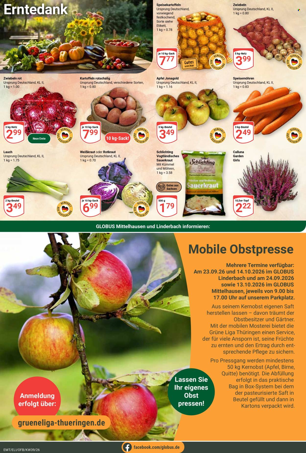 Globus Prospekte  - 21.09.2026 - 26.09.2026. Seite 7