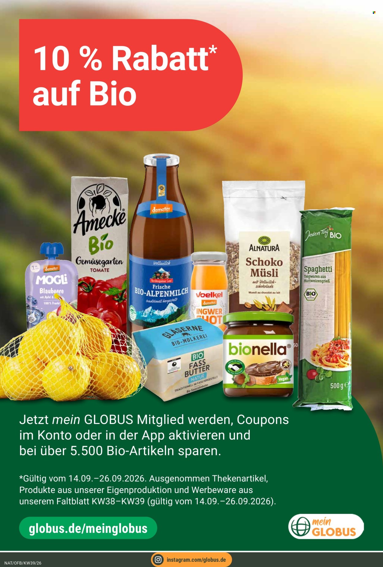 Globus Prospekte  - 21.09.2026 - 26.09.2026. Seite 16