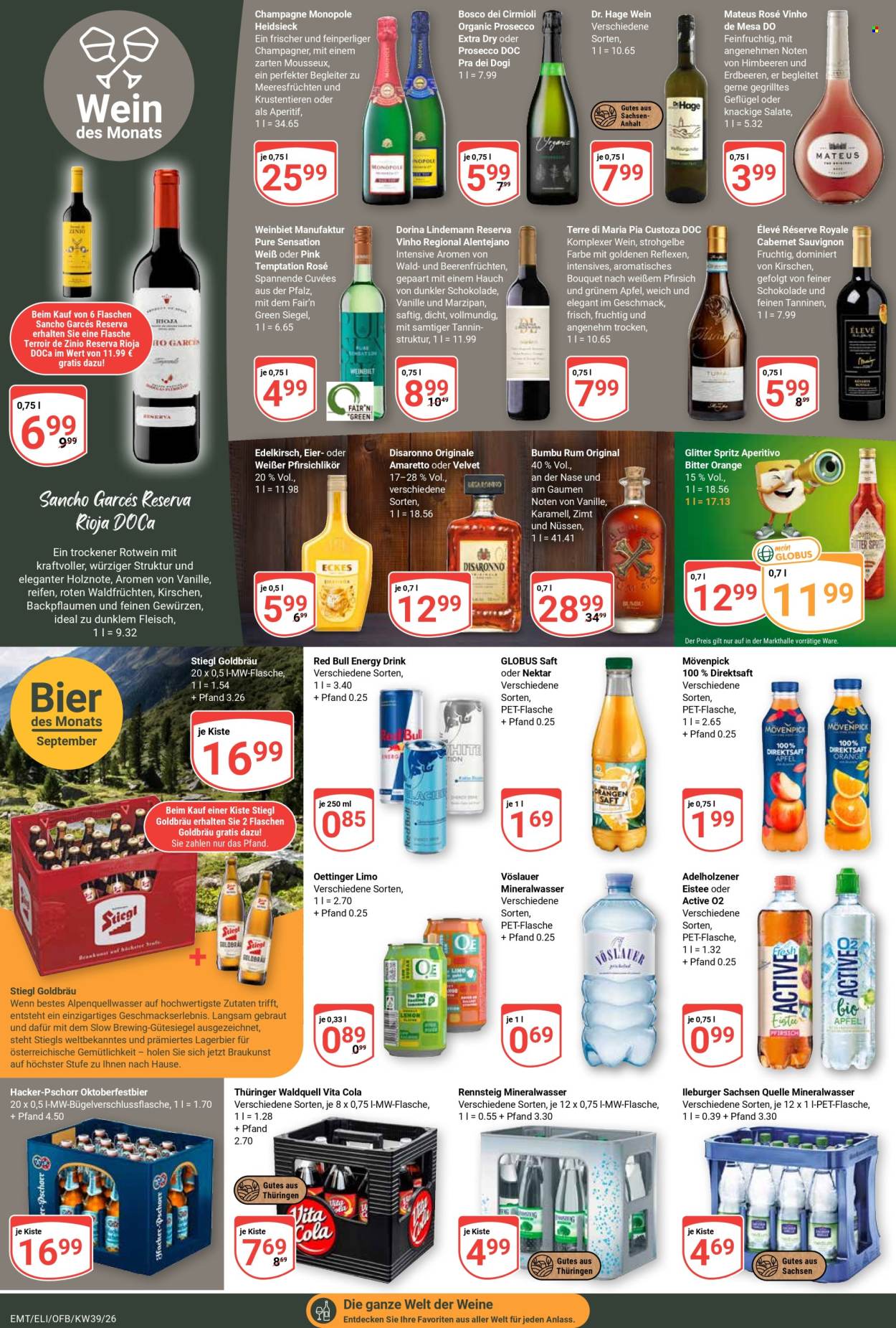 Globus Prospekte  - 21.09.2026 - 26.09.2026. Seite 22