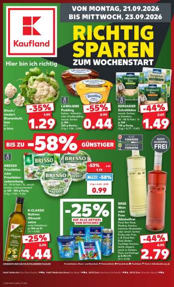 Prospekte Kaufland - 21.09.2026 - 23.09.2026.
