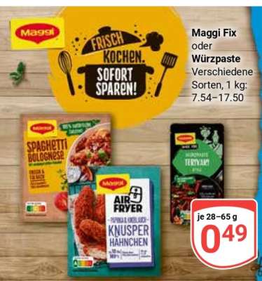 MAGGI Fix oder Würzpaste