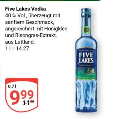 Five Lakes Vodka