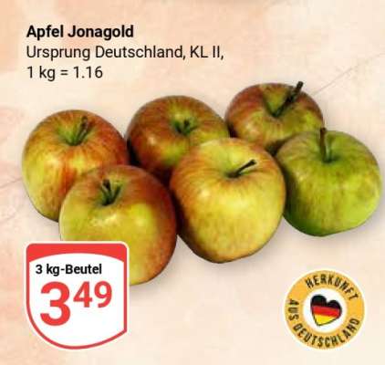 Äpfel Jonagold