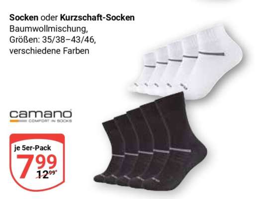 Socken oder Kurzschaft-Socken