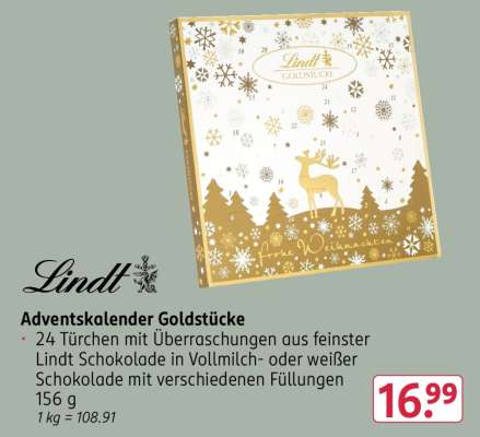 Adventskalender Goldstücke