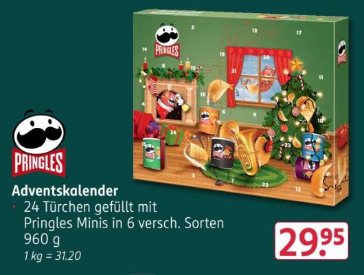 Pringles Adventskalender