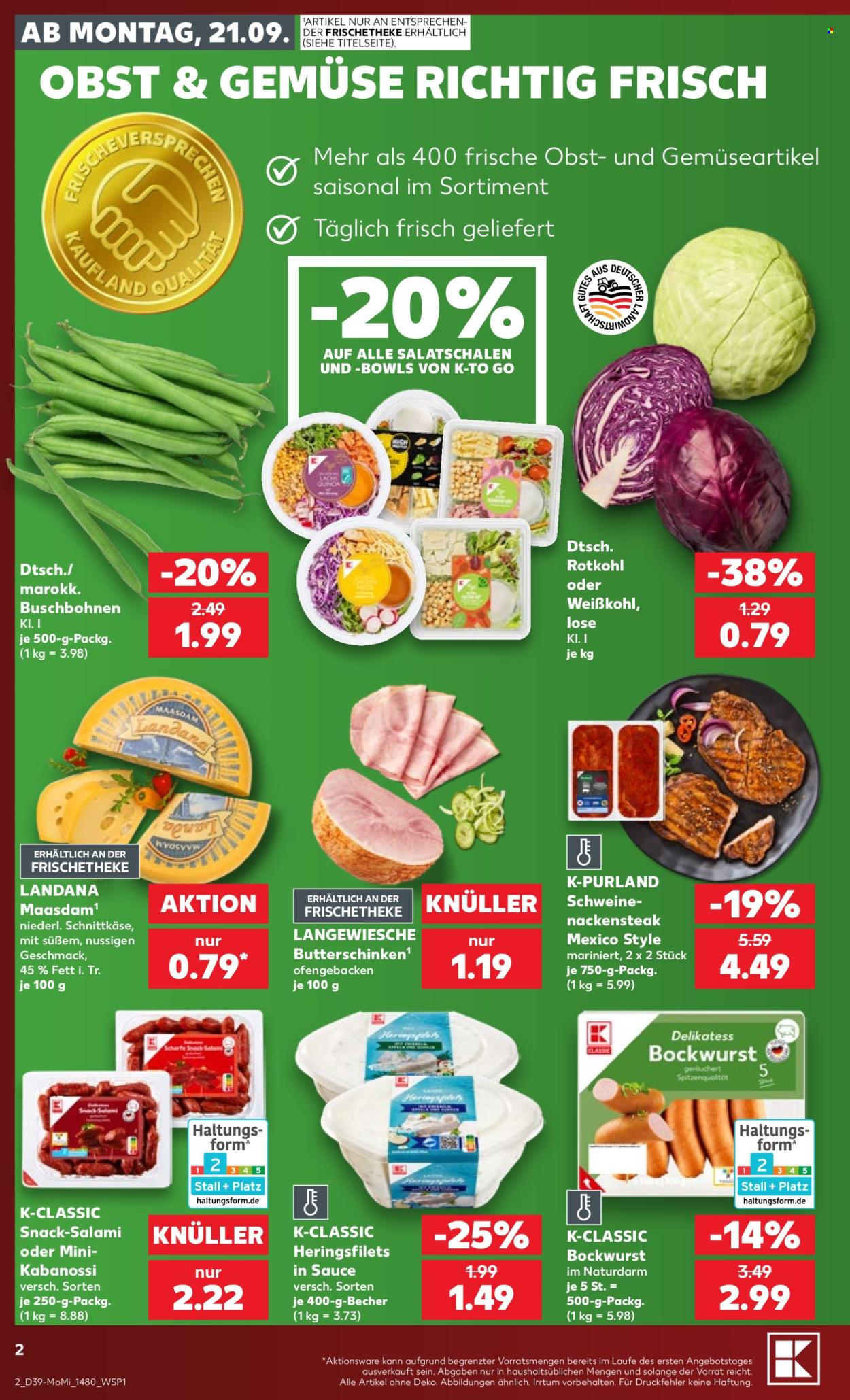 Kaufland Prospekte  - 21.09.2026 - 23.09.2026. Seite 2