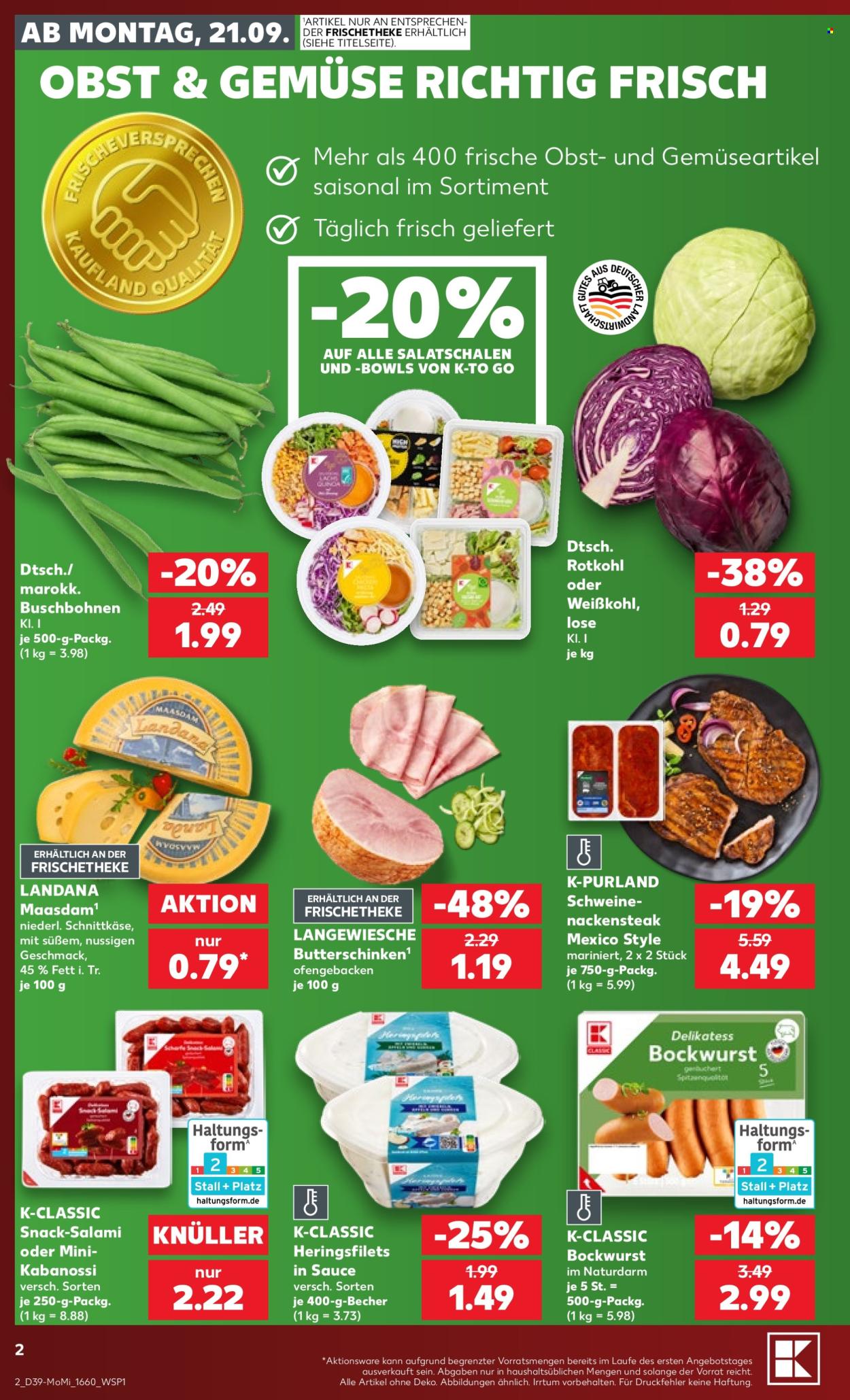 Kaufland Prospekte  - 21.09.2026 - 23.09.2026. Seite 2
