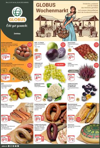 Prospekte Globus - 21.09.2026 - 26.09.2026.