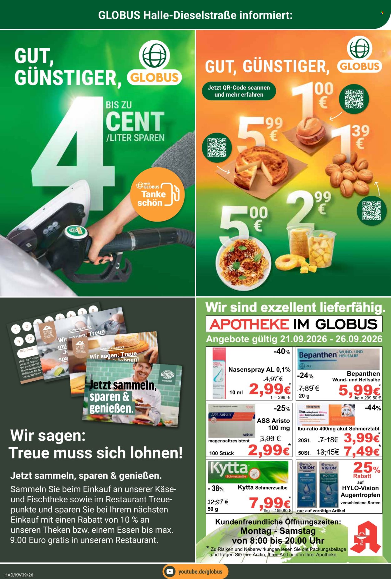Globus Prospekte  - 21.09.2026 - 26.09.2026. Seite 31