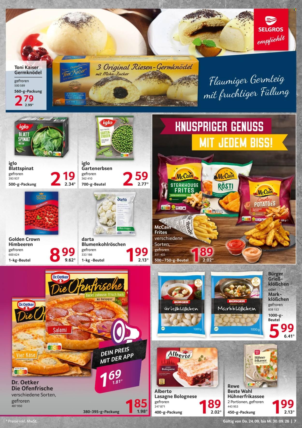 Selgros Prospekte  - 24.09.2026 - 30.09.2026. Seite 7