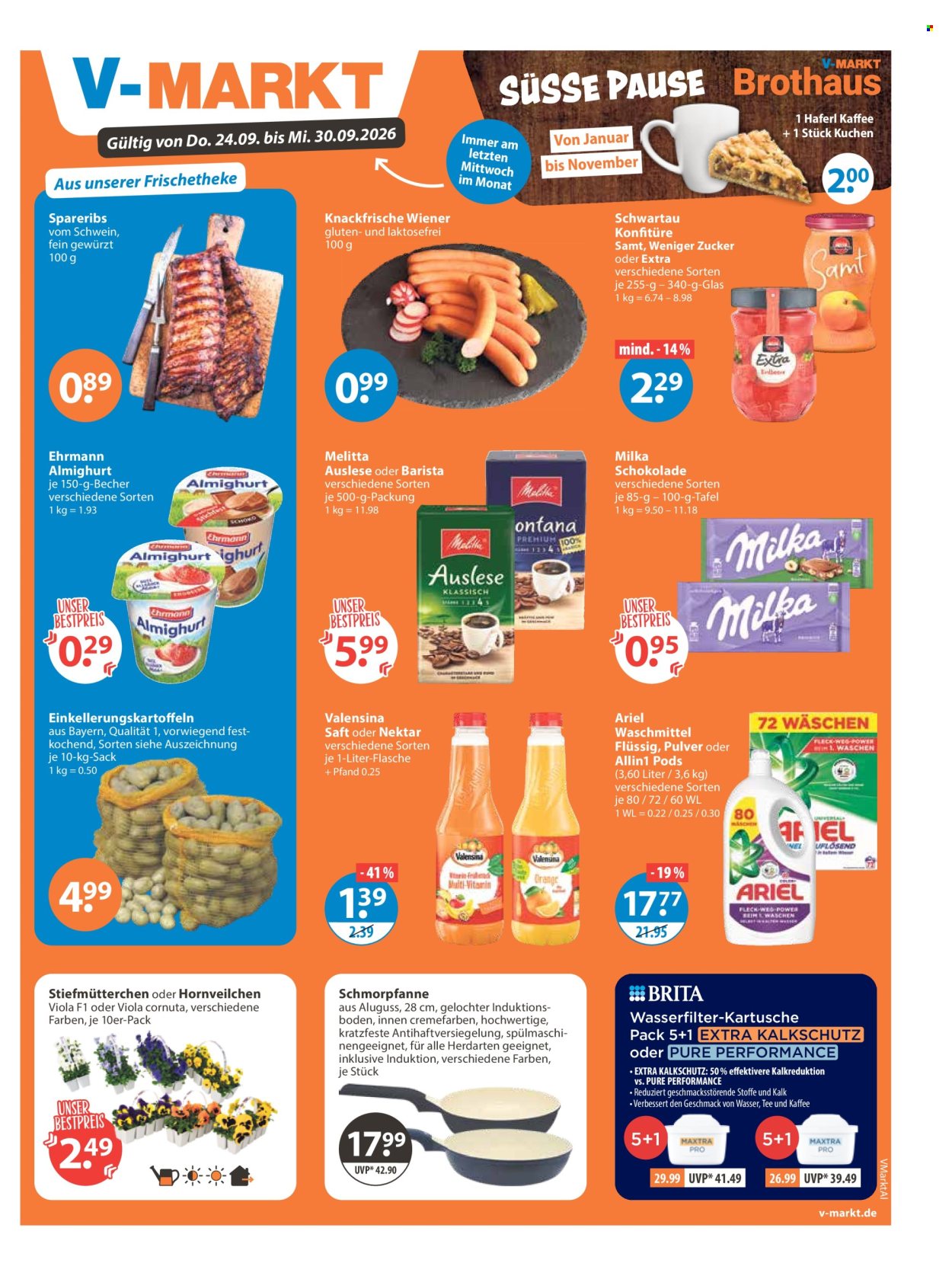 V-Markt Prospekte  - 24.09.2026 - 30.09.2026. Seite 1