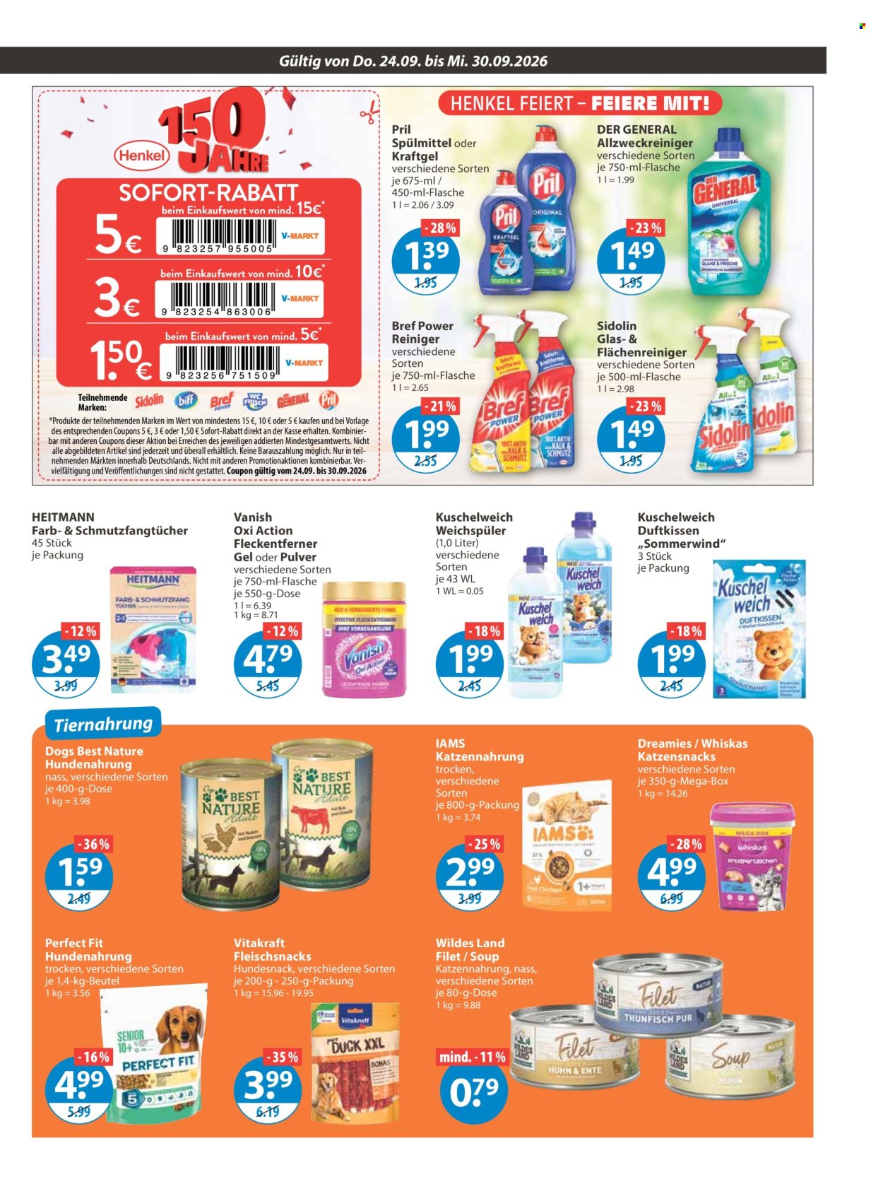 V-Markt Prospekte  - 24.09.2026 - 30.09.2026. Seite 15