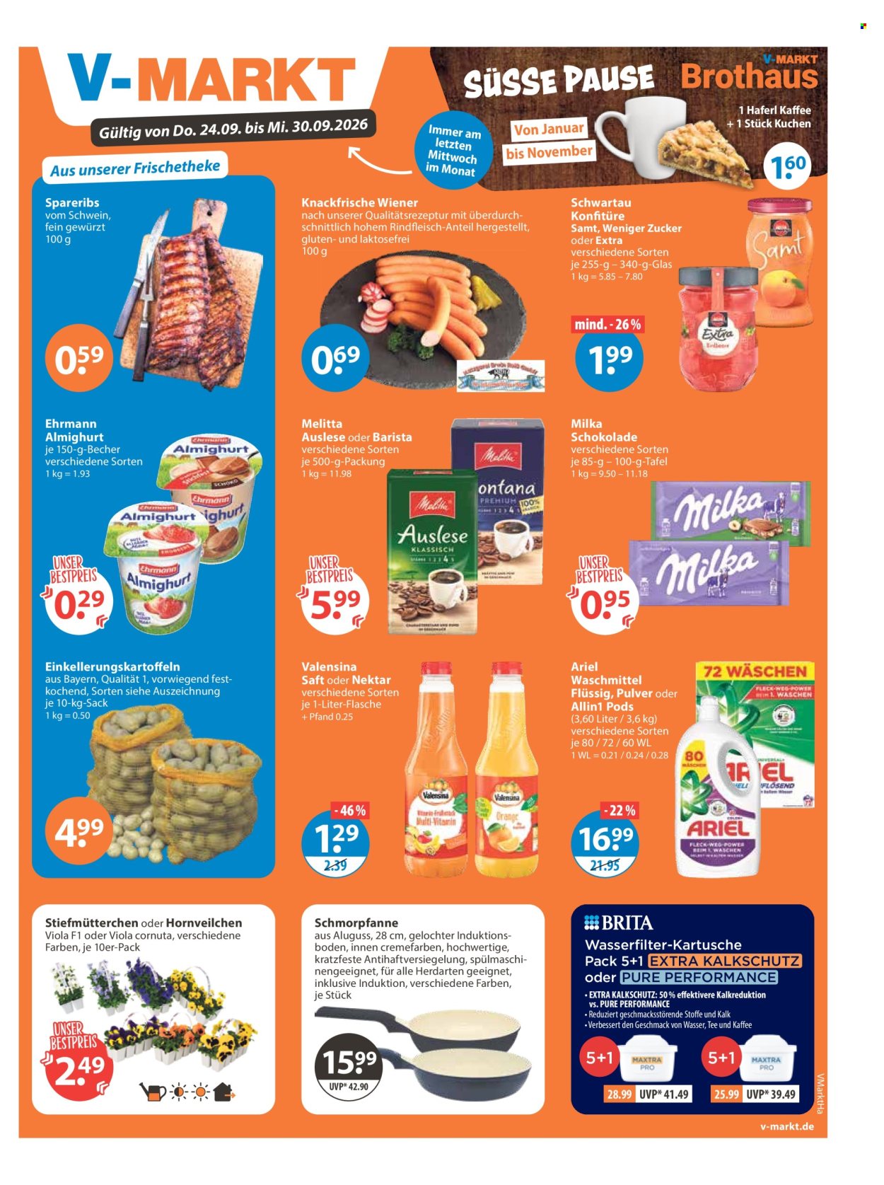 V-Markt Prospekte  - 24.09.2026 - 30.09.2026. Seite 1