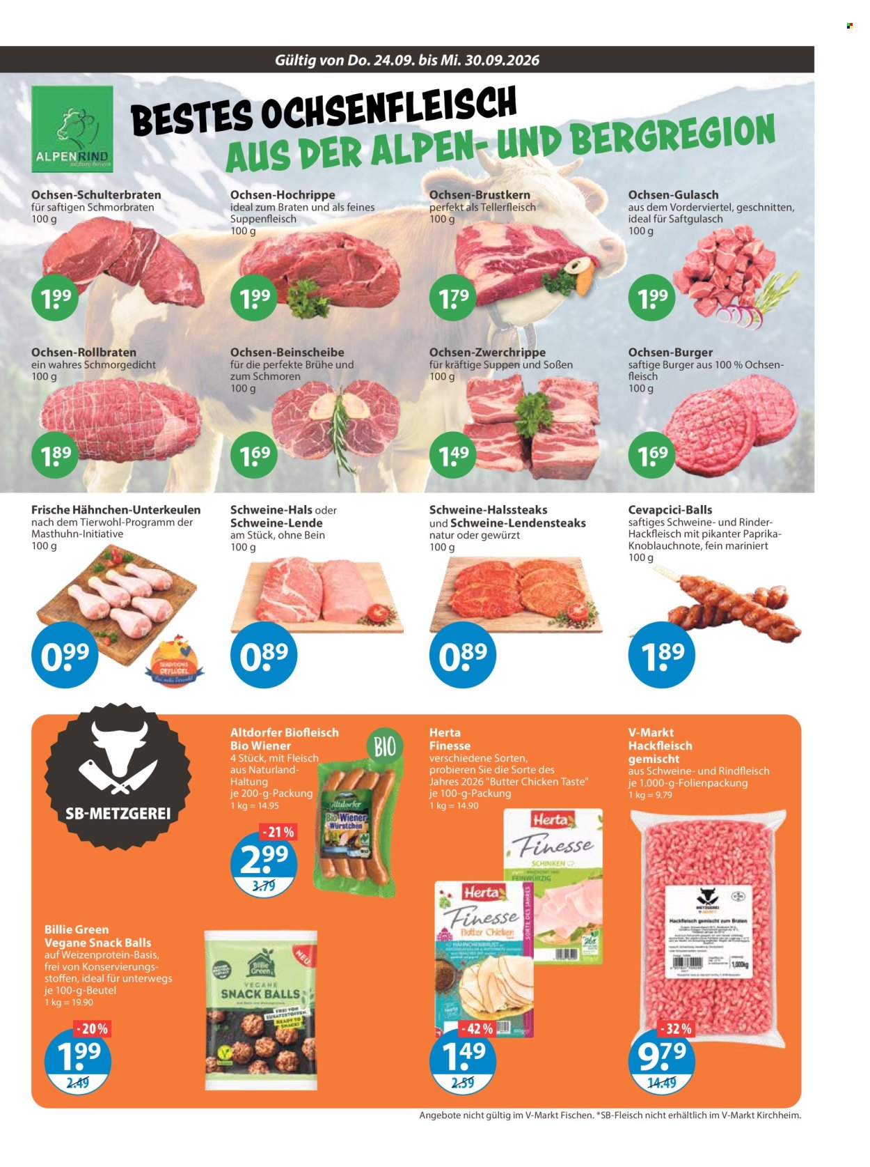 V-Markt Prospekte  - 24.09.2026 - 30.09.2026. Seite 3