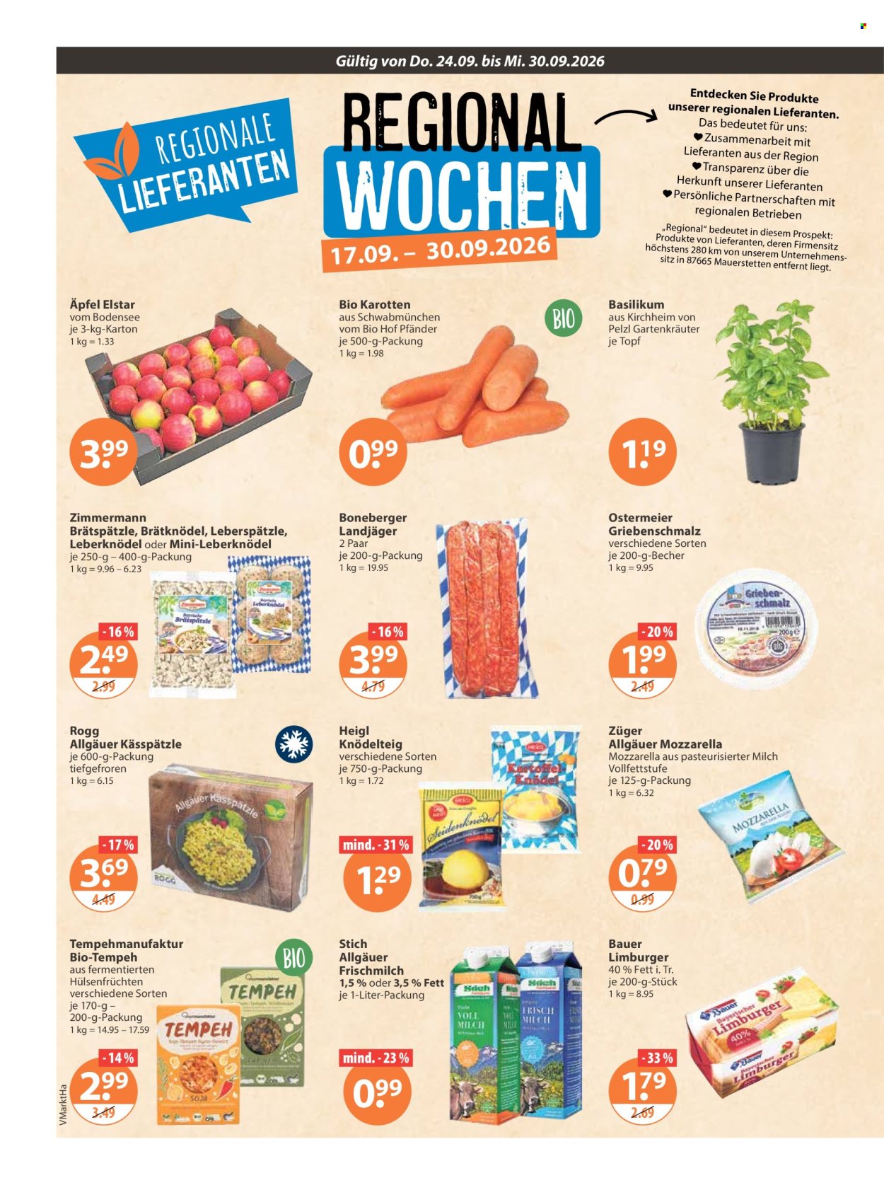 V-Markt Prospekte  - 24.09.2026 - 30.09.2026. Seite 12