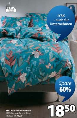 BERTHA Satin-Bettwäsche