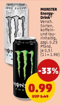 Monster energy drink