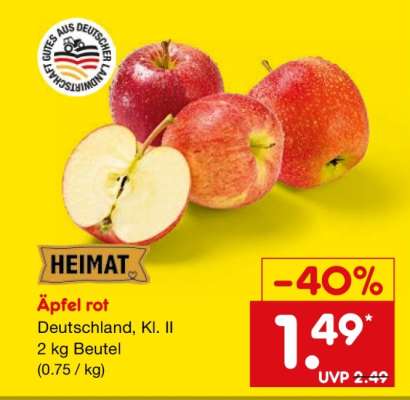 Äpfel rot