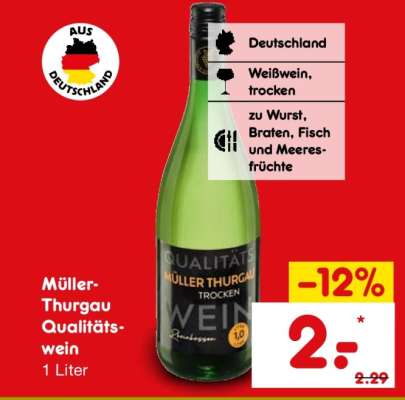 Müller-Thurgau Qualitätswein