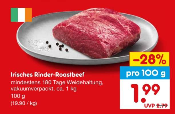 Irisches Rinder-Roastbeef