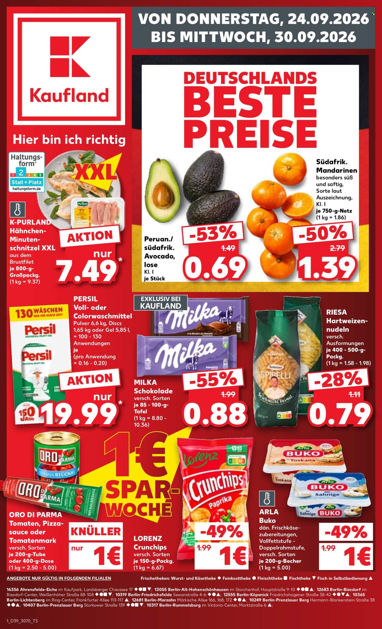 Kaufland Prospekte  - 24.09.2026 - 30.09.2026. Seite 1