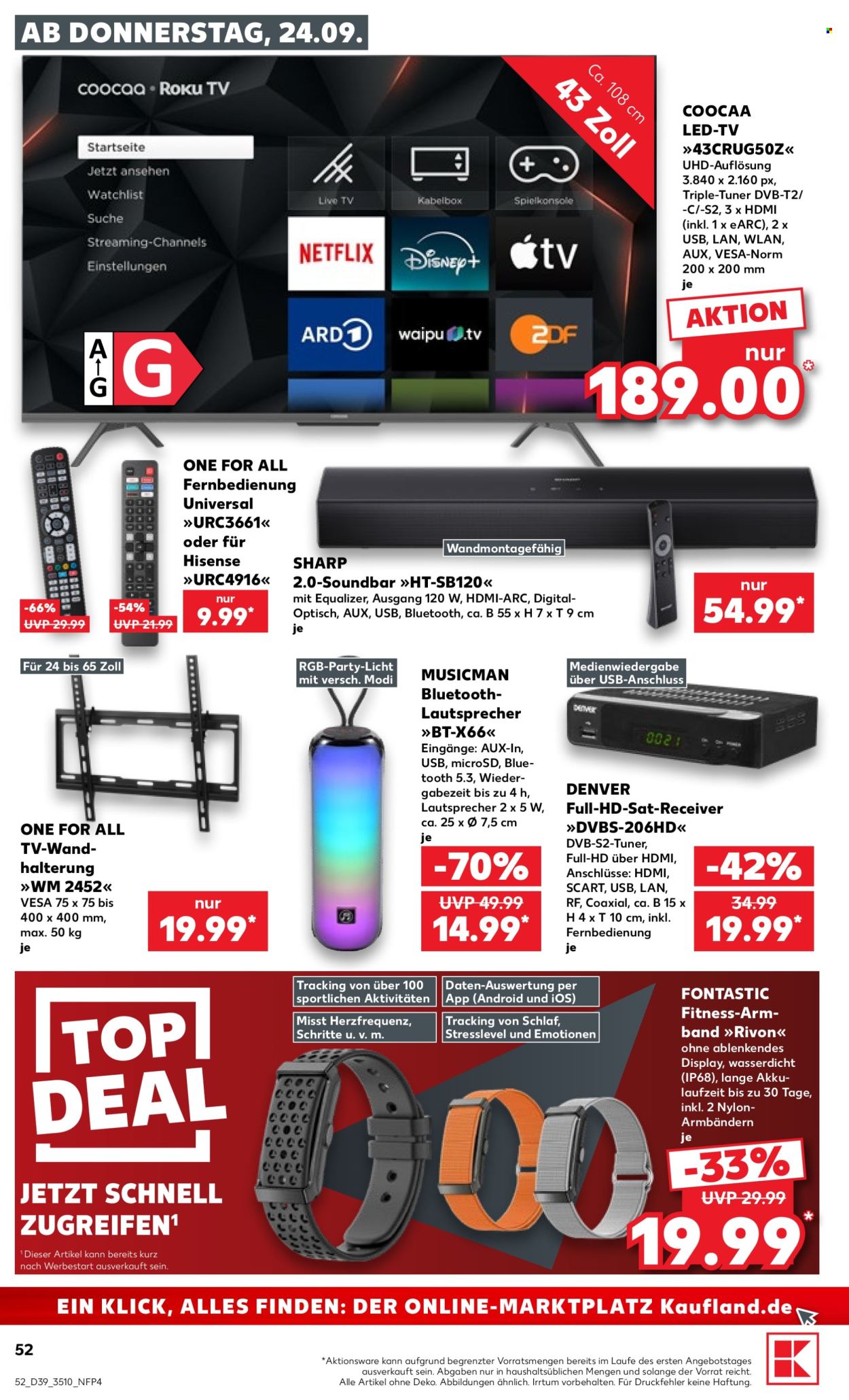 Kaufland Prospekte  - 24.09.2026 - 30.09.2026. Seite 52