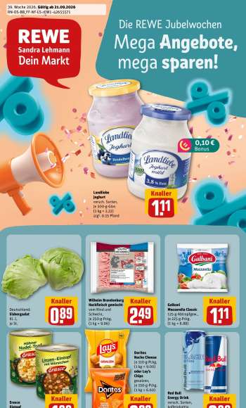 Prospekte REWE - 21.09.2026 - 27.09.2026.