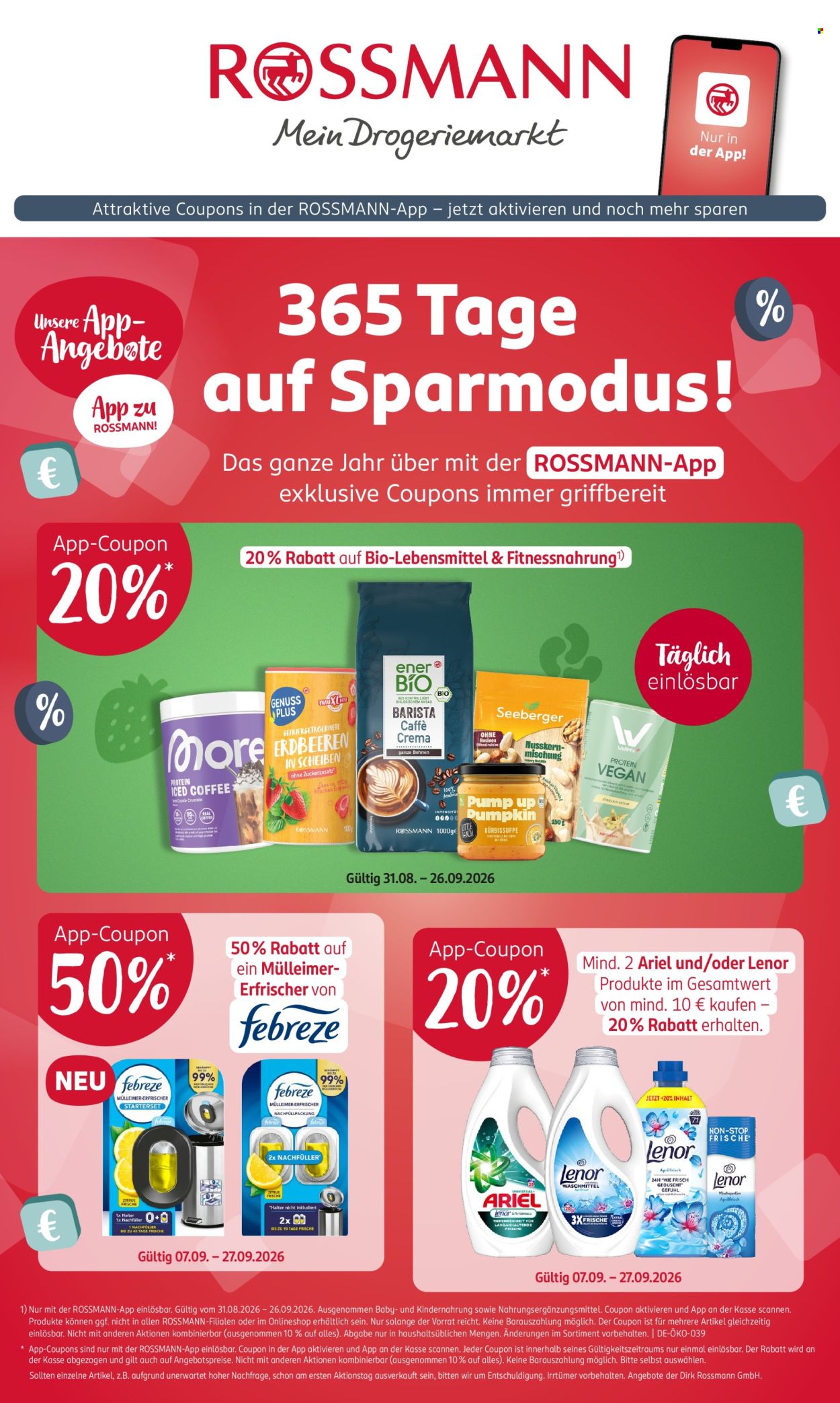 Rossmann Prospekte  - 31.08.2026 - 27.09.2026. Seite 1