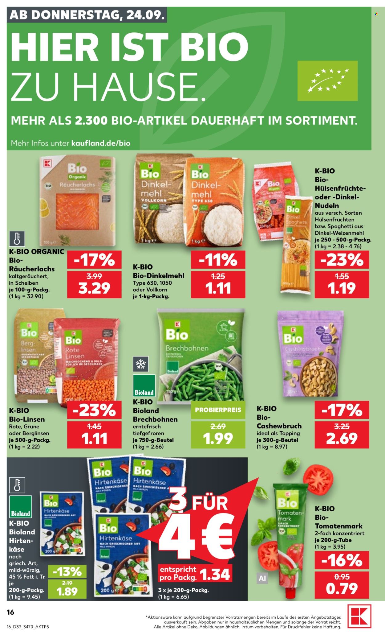 Kaufland Prospekte  - 24.09.2026 - 30.09.2026. Seite 16