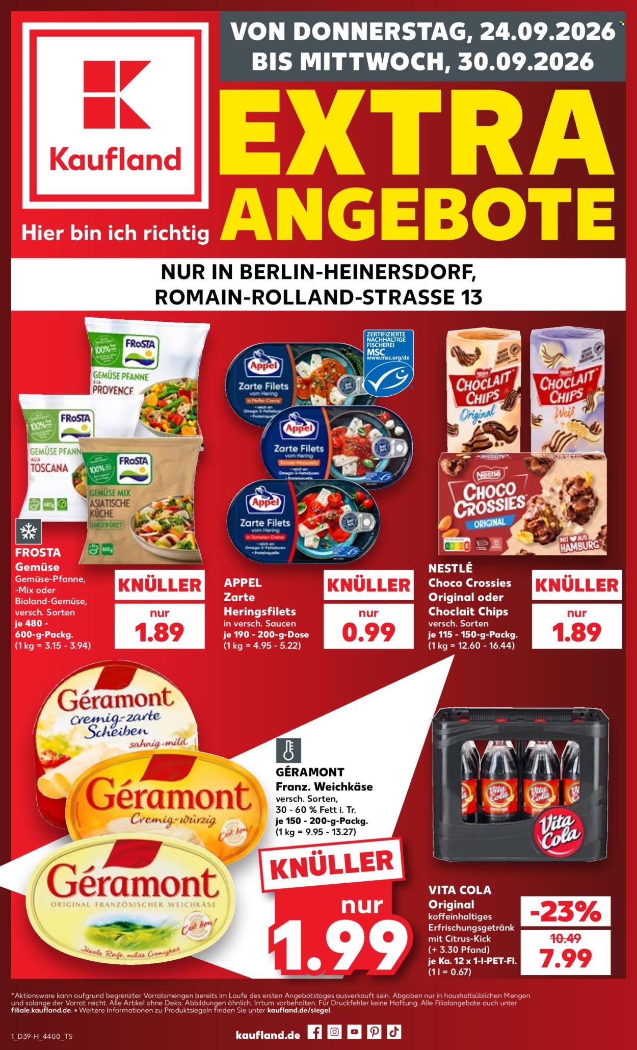 Kaufland Prospekte  - 24.09.2026 - 30.09.2026. Seite 1