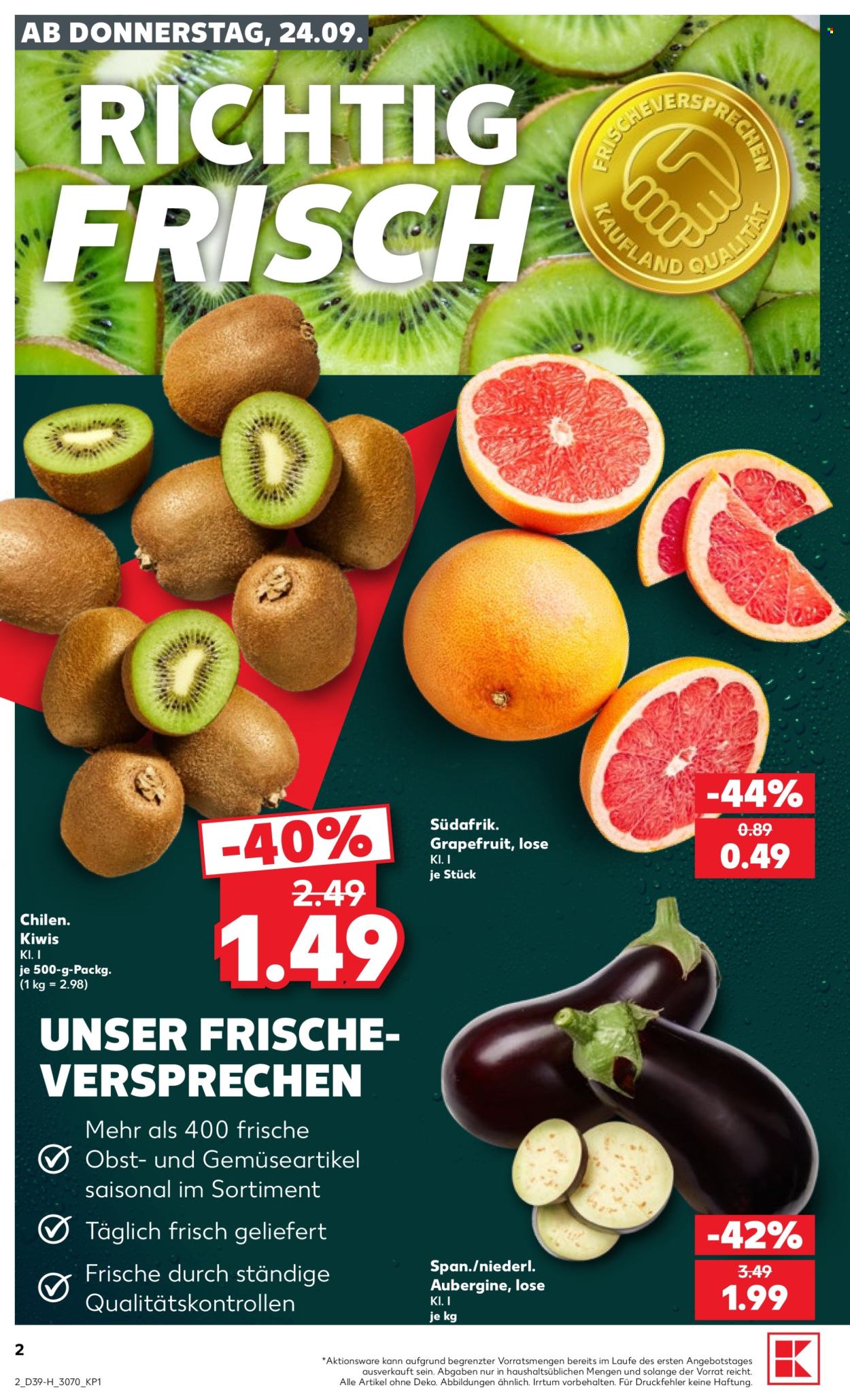 Kaufland Prospekte  - 24.09.2026 - 30.09.2026. Seite 2